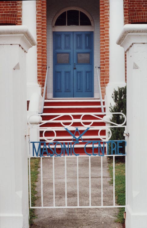 Blue door