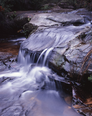 Blue mountains stream