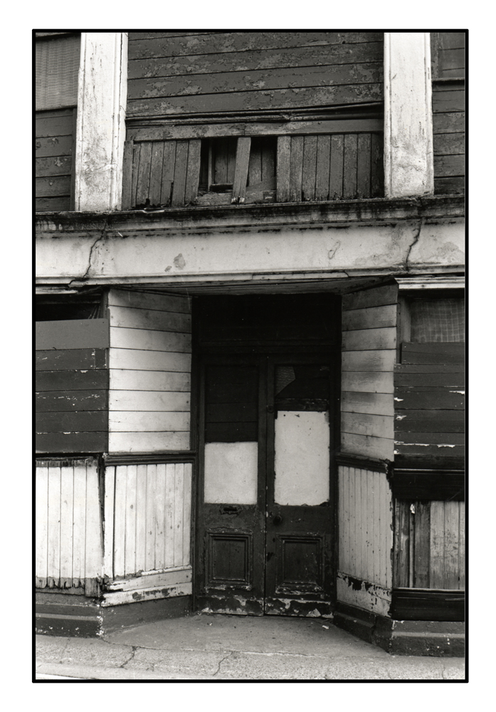 Boarded up