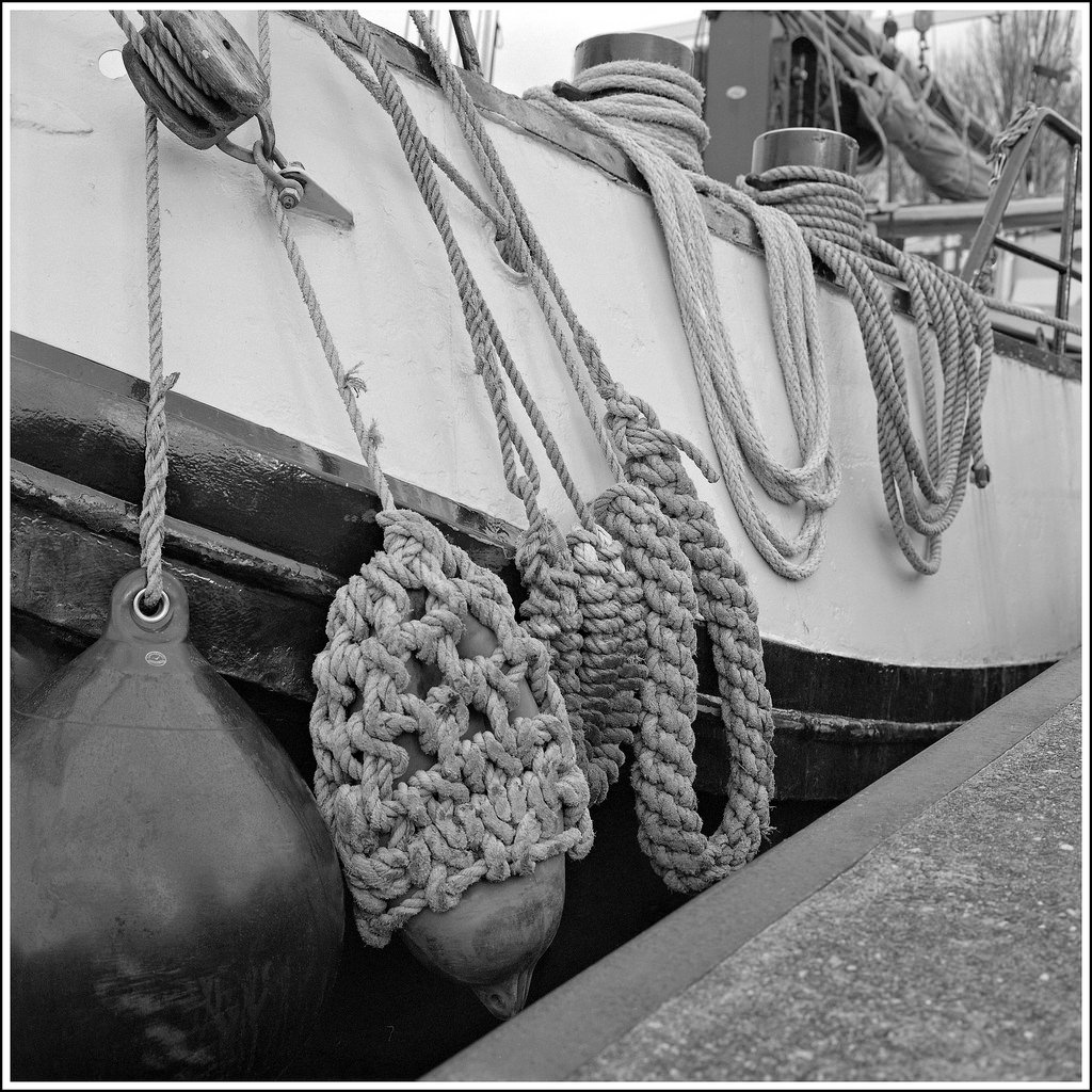 Boat fender and cordage