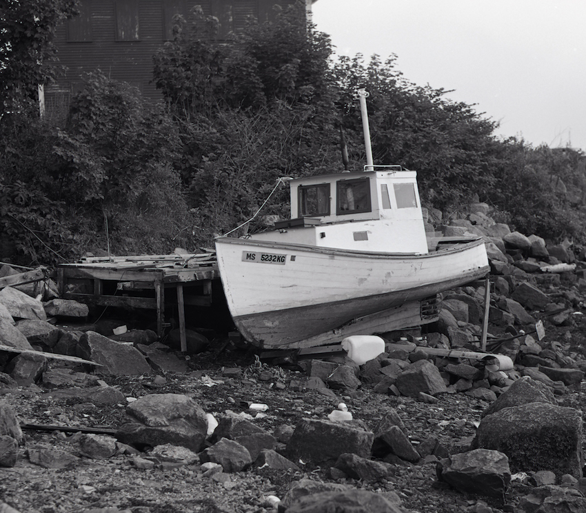Boat on the Rocks