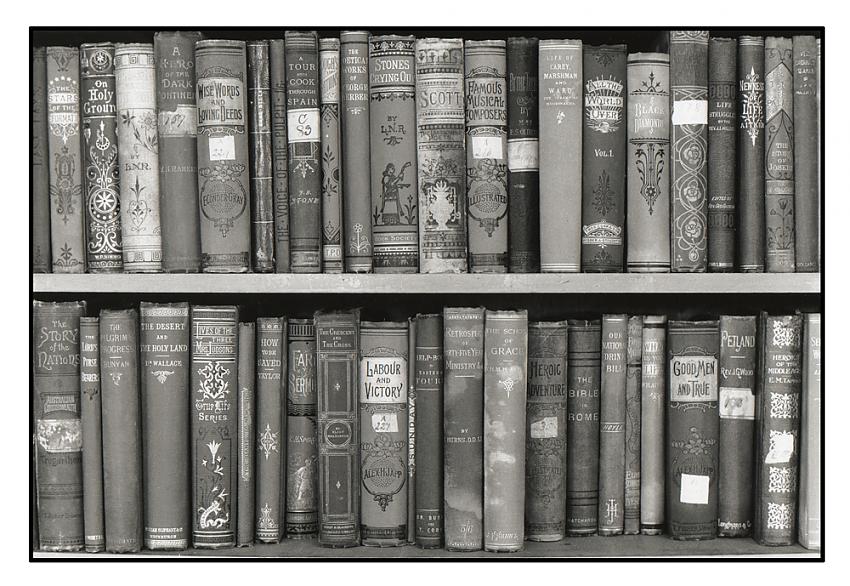 Bookcase detail spotted on Iona - Scotland