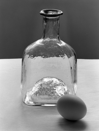 Bottle and egg