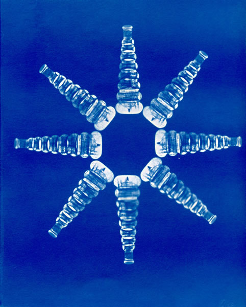 Bottles photogram