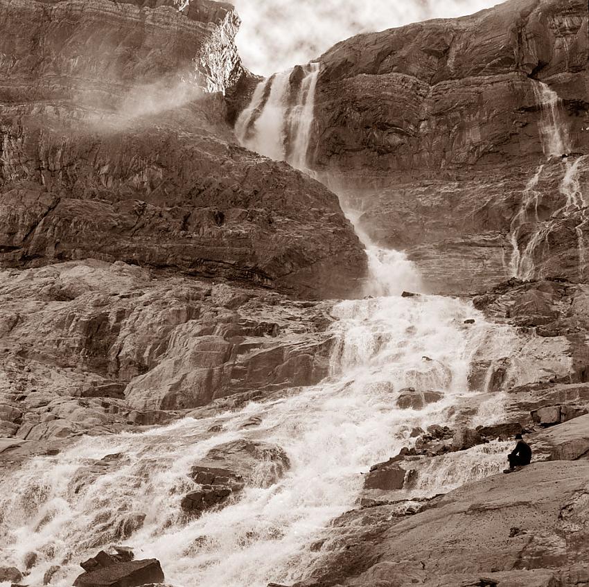 Bow Glacier Falls