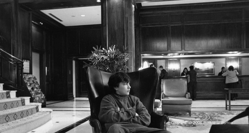 Boy in Hotel