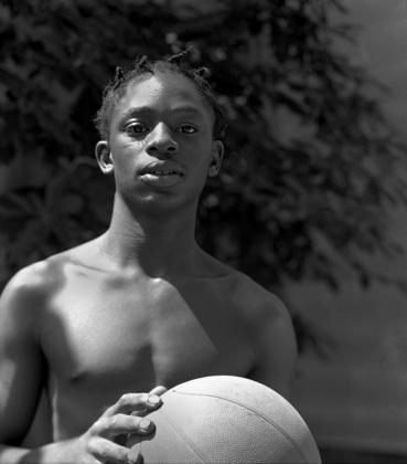 Boy with Basketball