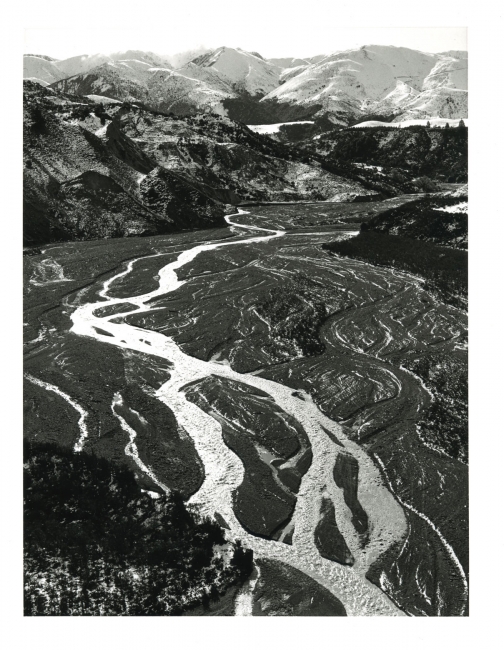 Braided River , Canterbury region, NZ