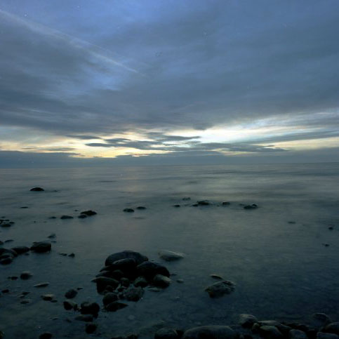 Breaking Clouds - Lake Michigan