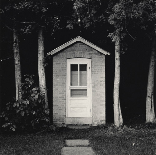 Brick outhouse