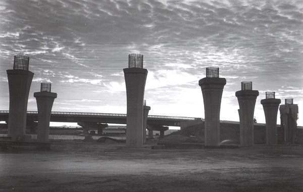 Bridge construction in my area.