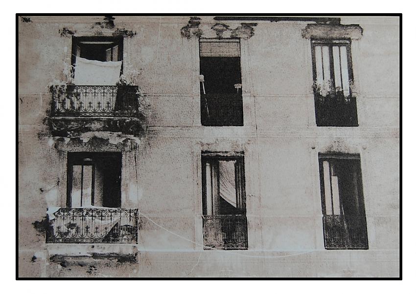 Bromoil of Windows - Valencia