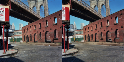 Brooklyn Bridge Stereo View #2, 2007