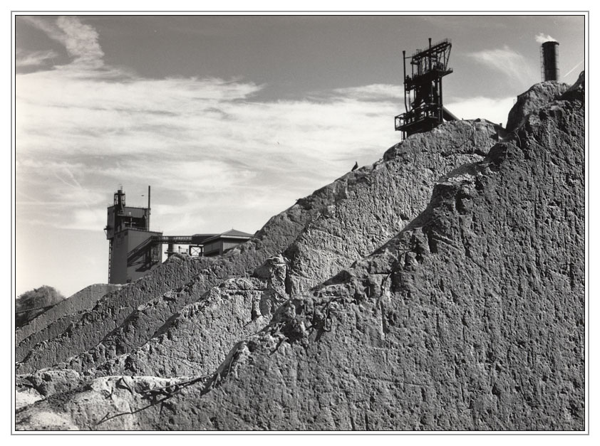 Bunkers of a steelworks