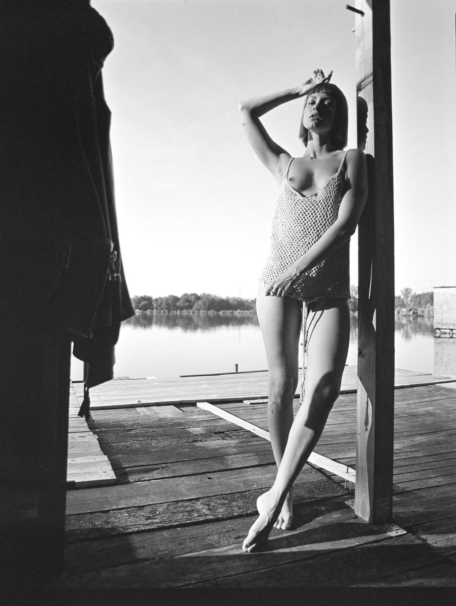 By the fisherman's cabin