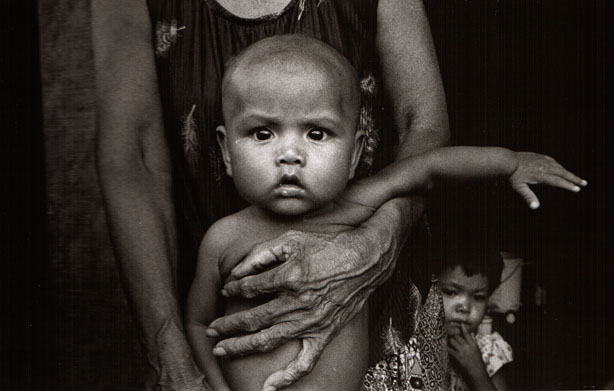 Cambodian Baby Tool Kok Slum Phnom Penh, Cambodia 1999