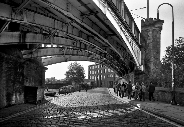 Canalside bridge and friends
