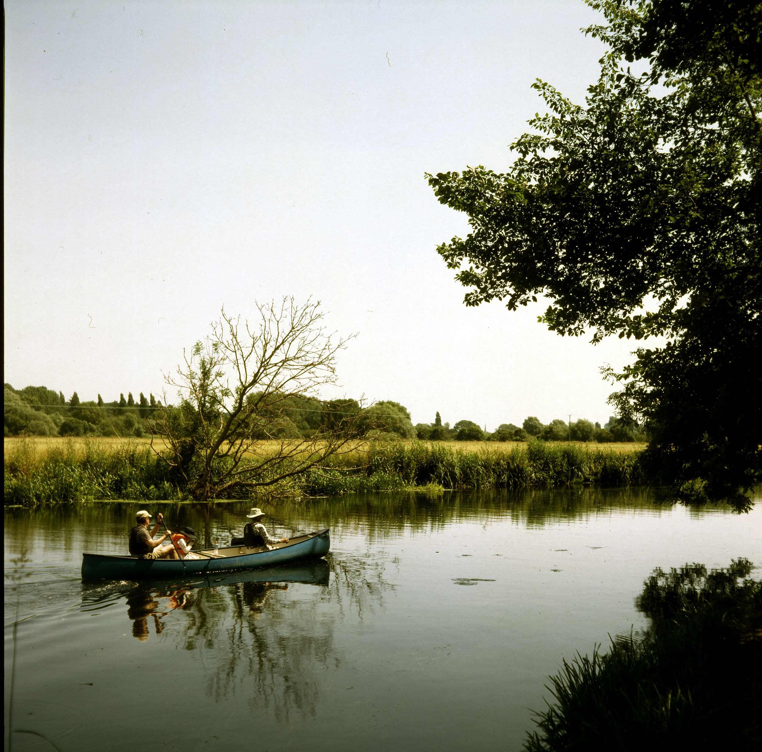 Canoe on River Great Ouse