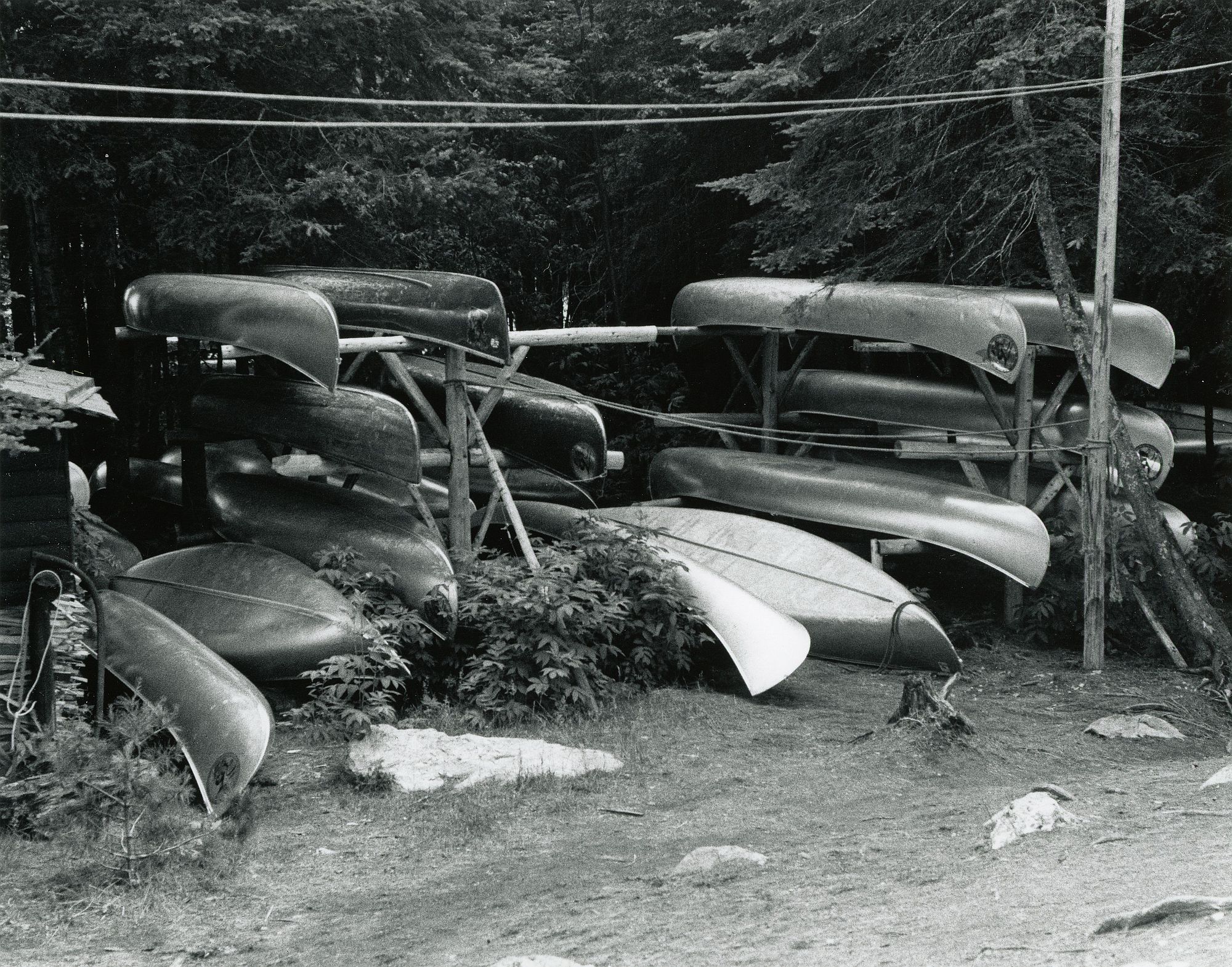 Canoes Waiting