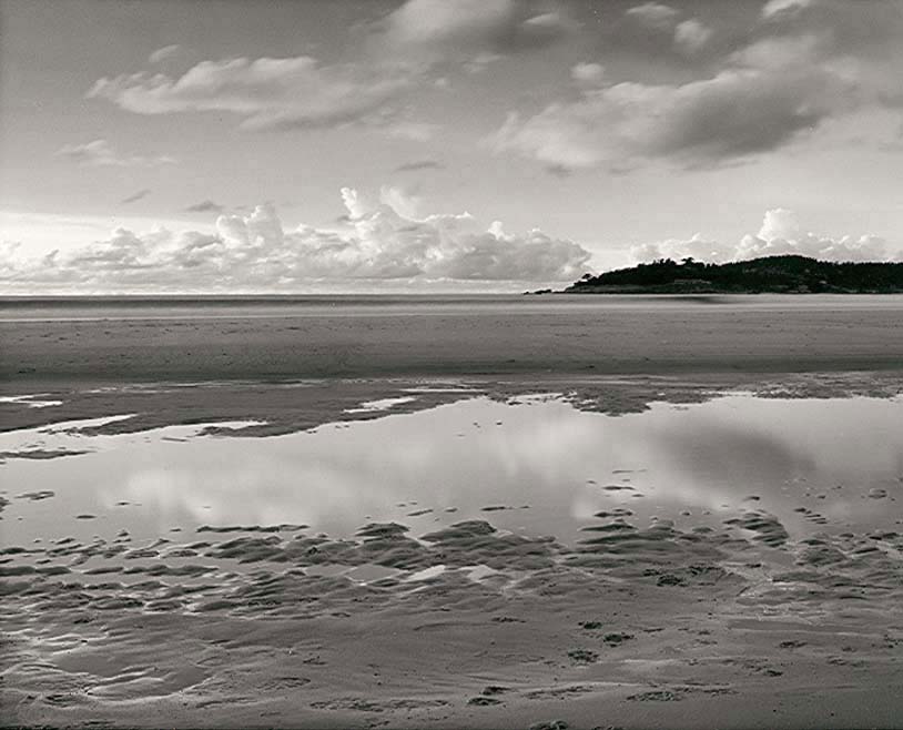 Carmel Beach, Reflected Clouds