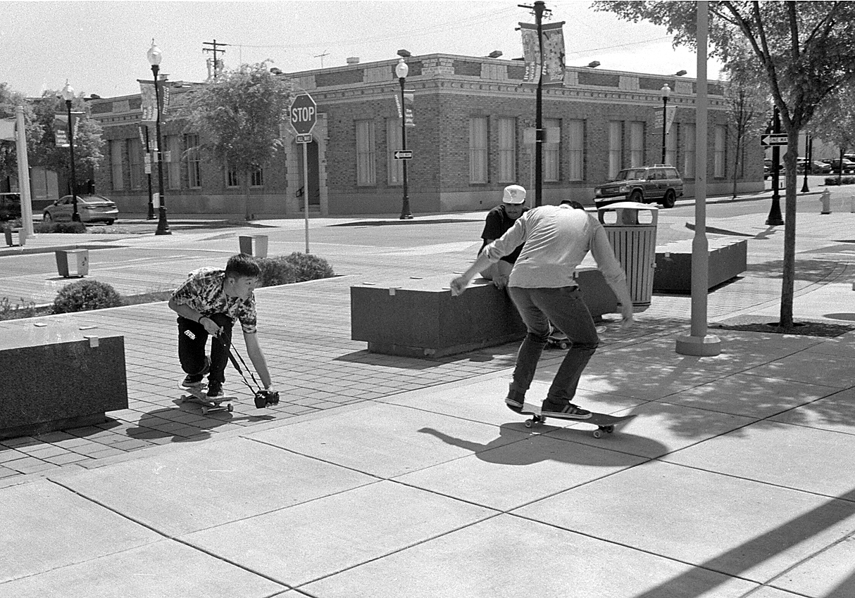 Catchin' the action!