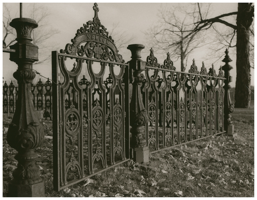 Cemetery gate