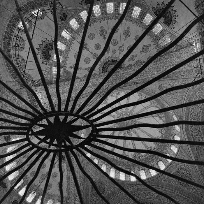Chandelier and Ceiling