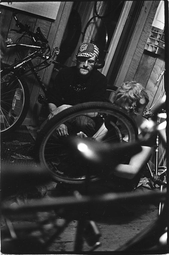 Charles and Megan working late
