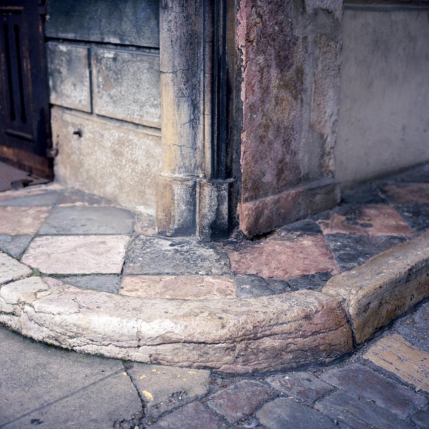 Checkerboard Sidewalk, 17th Century Courtyard, Chalon