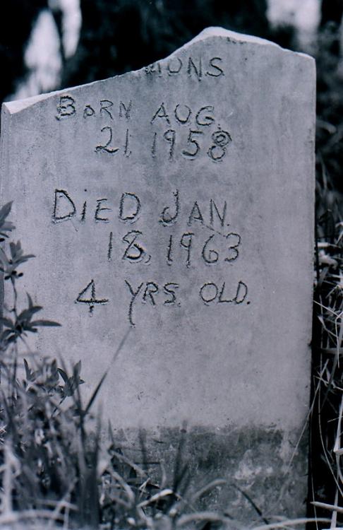 Child's Gravestone