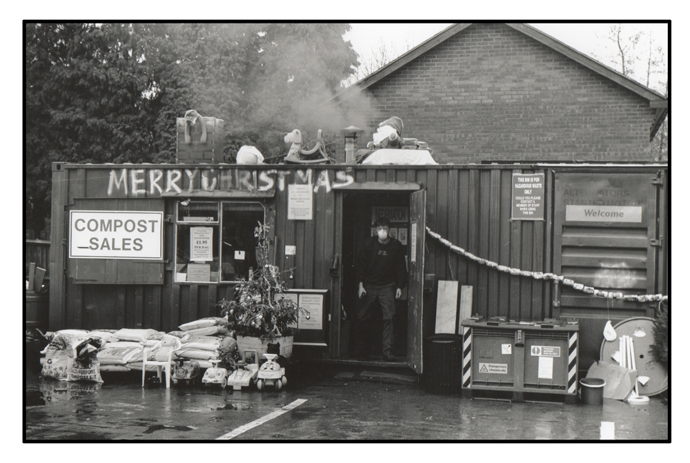 christmas at the recycling centre