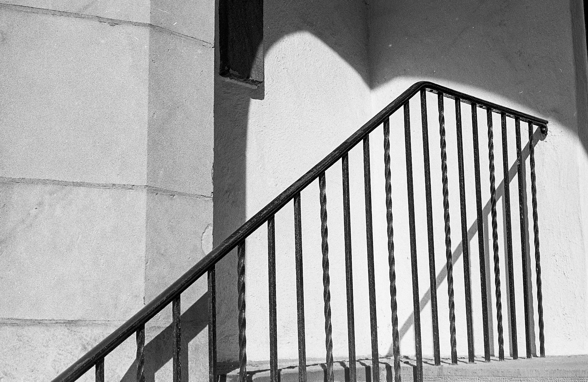 Church Rail and Shadows