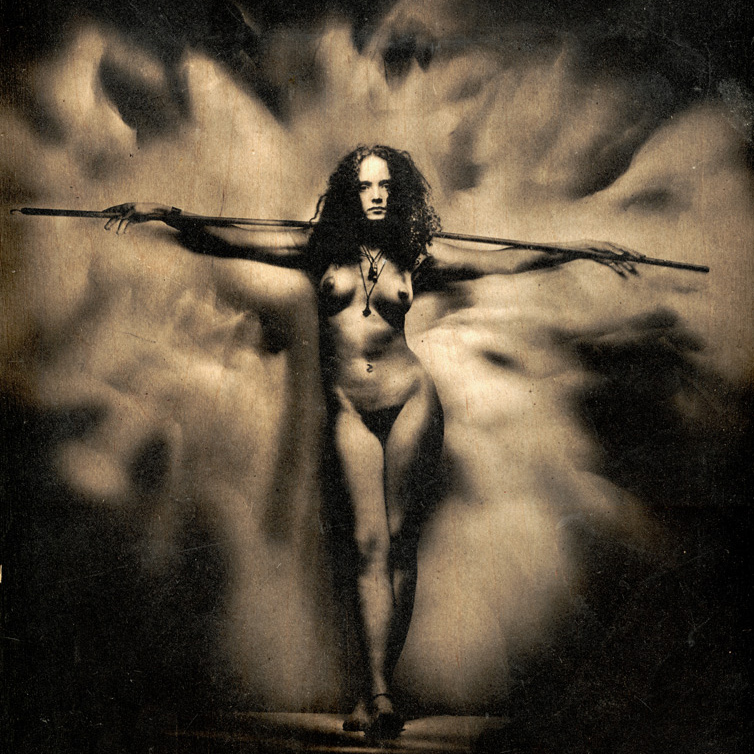 Cille on wood...