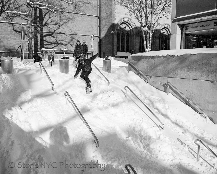 City Snowboarder - Snowpocalypse 2013