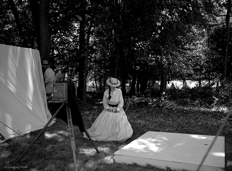 Civil War Photographers Tent and Model