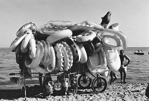 Classic Italian Beach Scene