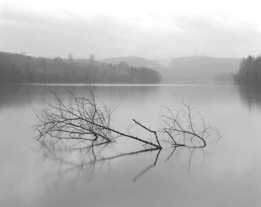 Clinch River, light rain 2