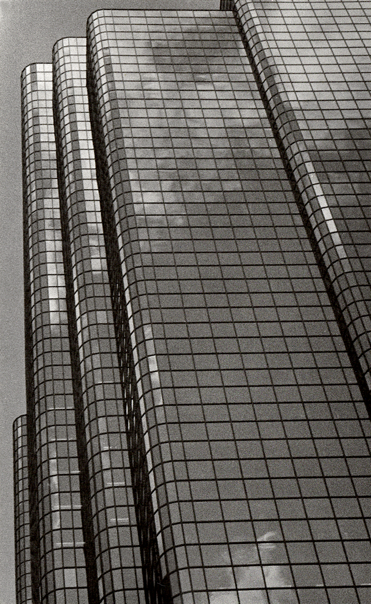 Clouds on the glass