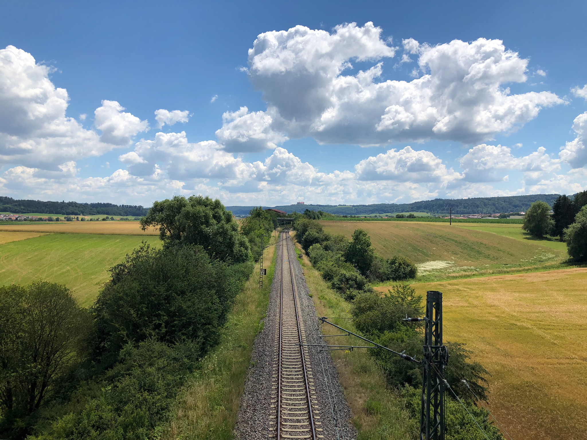 Clouds over Railway Line