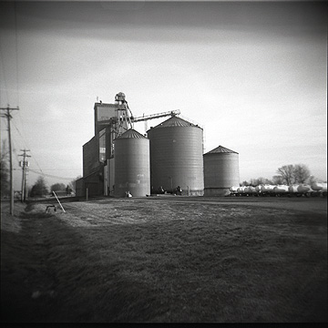 Co-op Grain Elevators holga