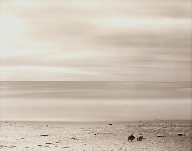 Couple waiting for their ship to come in
