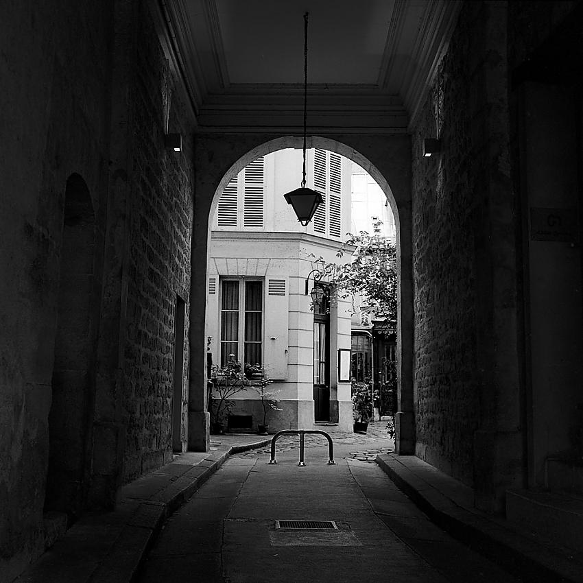 Courtyard Near the Bibliotheque de Paris