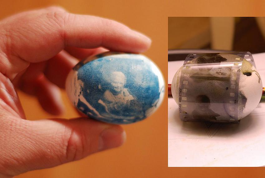 cyanotype on egg