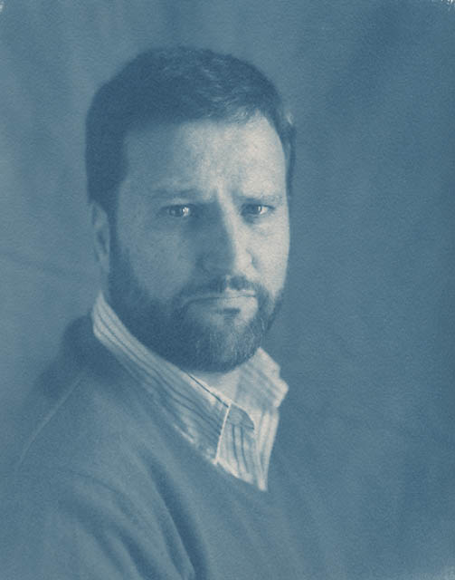 cyanotype portrait
