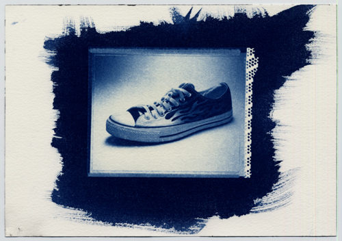 cyanotype sneaker