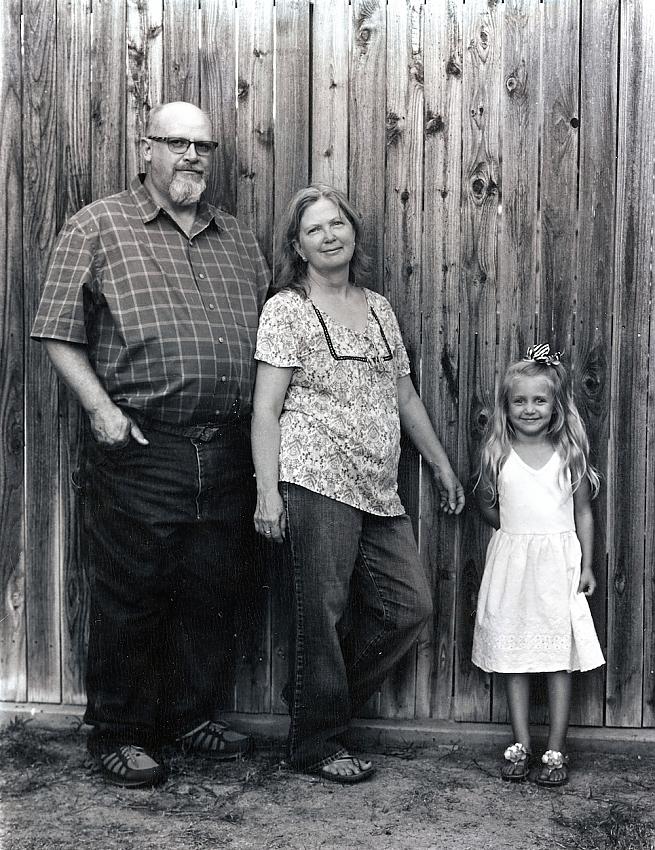 Dad, mom, niece