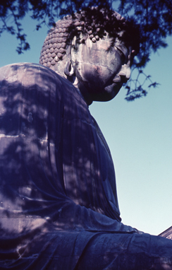 Daibutsu at Kamakura in profile