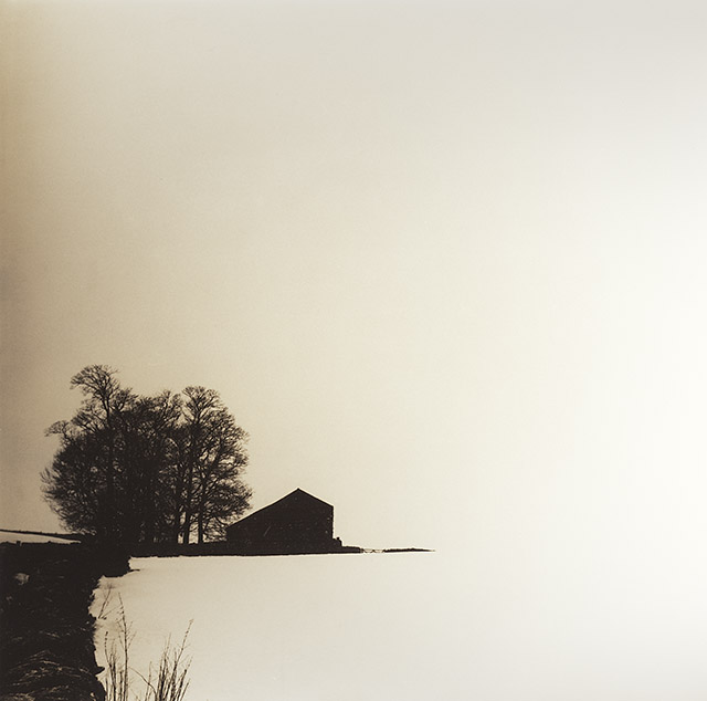 Dales Barn In Snow