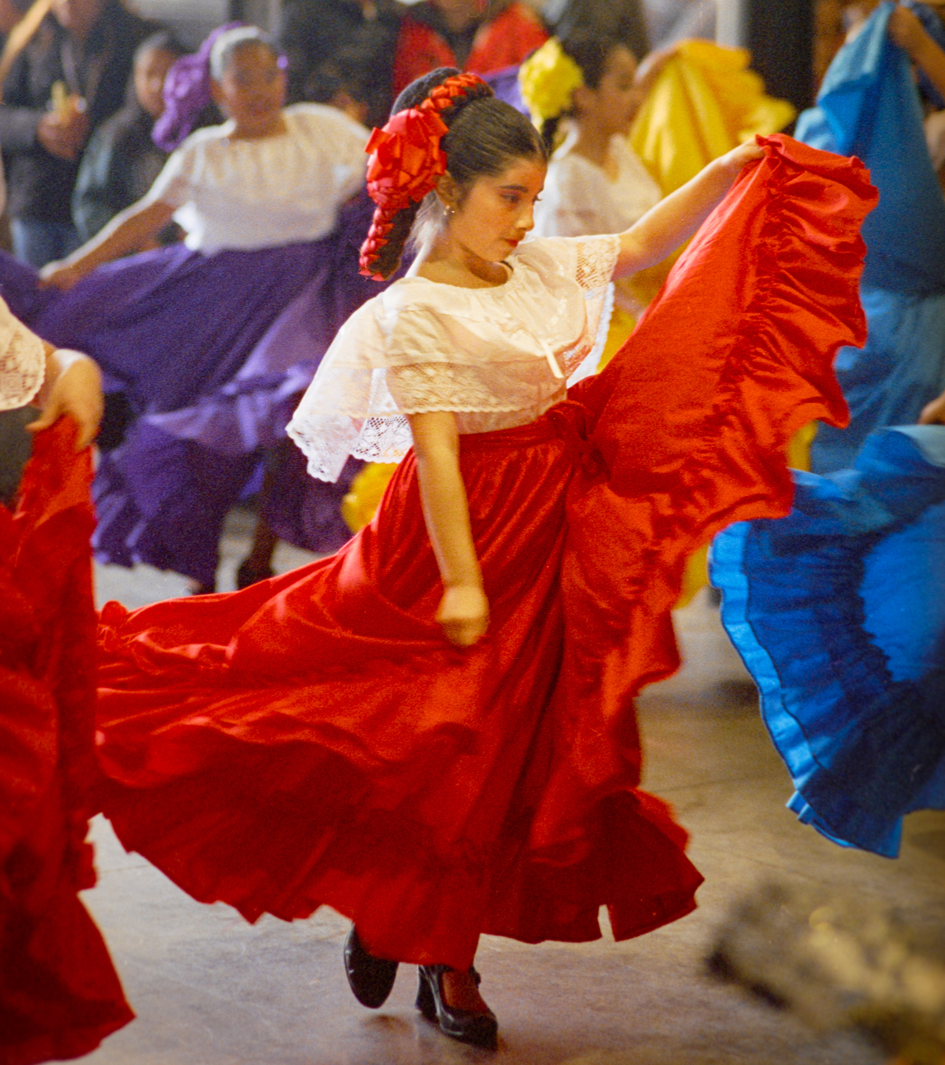 Dancer With Red Dress