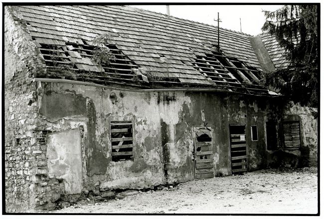 Delapidated building in Hungary